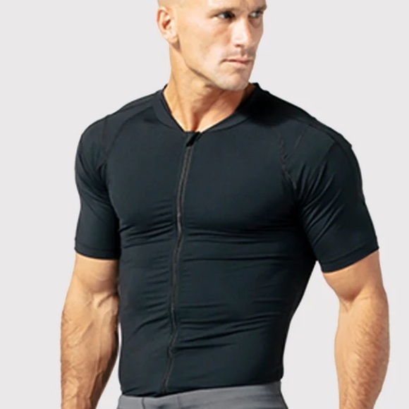 DFND Other - 🥑 DFND 3/4 zip men's short sleeve compression shirt black large